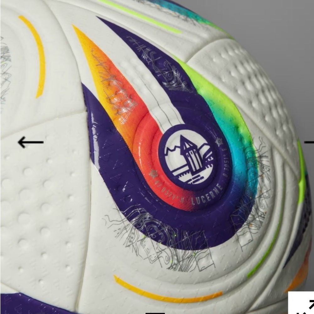 New Adidas Women’s Euro 25 Pro Match Soccer Ball Size 5 Style JH1261 Authentic - Picture 6 of 6